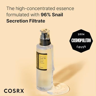 Hidratatif Nemlendirici Yüz Serumu Salyangoz Müsin % 96 Güç Onarıcı Esans 3.38 Fl.Oz 100ml