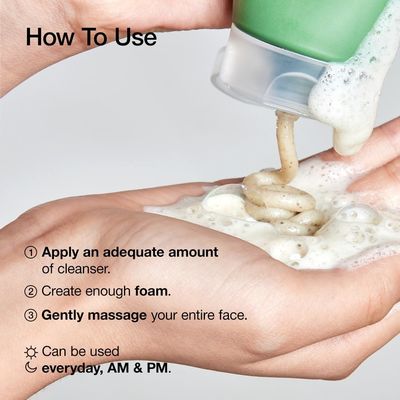 Korean Heartleaf Quercetinol Moisturizing Facial Cleanser Foam BHA Hyaluronic Acid Blackhead Remover 150ml 5.07oz
