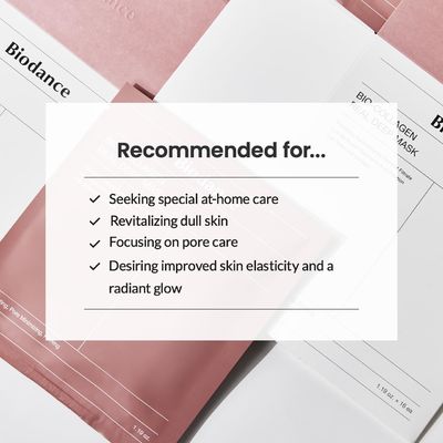 Collagen Hydrogel Sensitive Facial Mask Pore Cleansing Sheet For Hydrated Skin