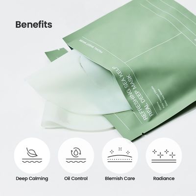 Chất tươi tươi của cá mực biển Mặt nạ chăm sóc khuôn mặt thật sâu Đêm qua Hydrogel Gel làm dịu vết bẩn