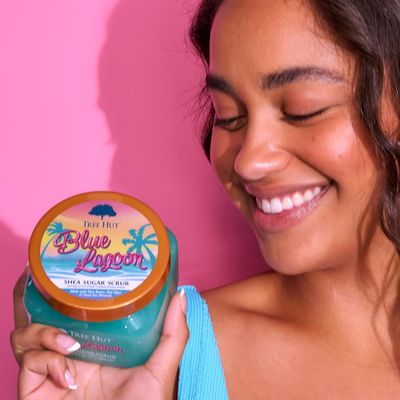 Natural Blue Lagoon Shea Hyperpigmentation Body Scrub Exfoliator Tree Hut