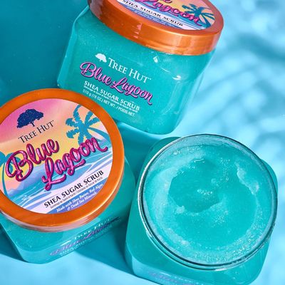 Natural Blue Lagoon Shea Hyperpigmentation Body Scrub Exfoliator Tree Hut