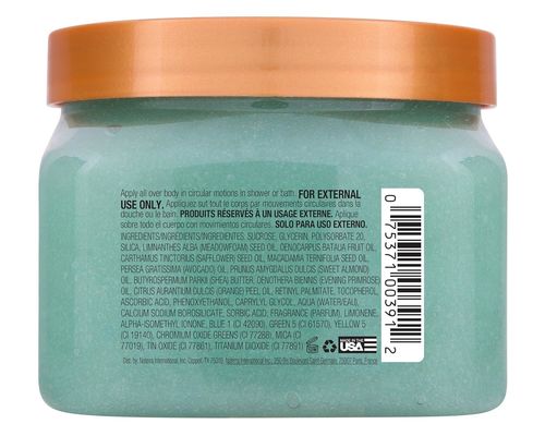 Enchanting Emerald Tree Hut Shea Sugar Scrub Body Exfoliator For Sensitive Skin