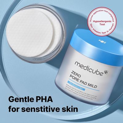 Bàn phơi da dễ bị phát ban Bàn phơi toner Medicube Red Succinic Acid Panthenol Bàn phơi da mặt với Niacinamide AHA BHA