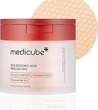 Bàn phơi da dễ bị phát ban Bàn phơi toner Medicube Red Succinic Acid Panthenol Bàn phơi da mặt với Niacinamide AHA BHA