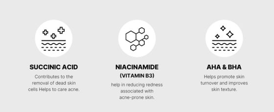 Bàn phơi da dễ bị phát ban Bàn phơi toner Medicube Red Succinic Acid Panthenol Bàn phơi da mặt với Niacinamide AHA BHA