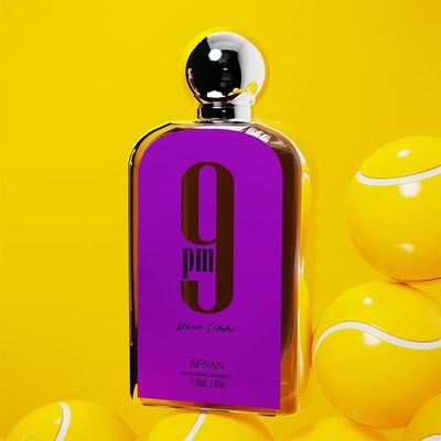 Afnan 9 Pm Erkekler için 3 adet, (3.4 oz Eau De Parfum Spray + 5.0 oz Duş Jeli + 5.0 oz Parfüm Deodorant)
