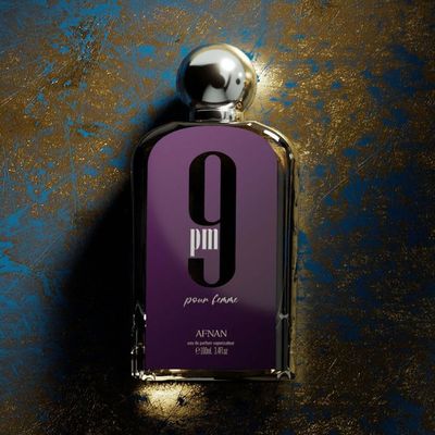 Afnan 9 Pm Erkekler için 3 adet, (3.4 oz Eau De Parfum Spray + 5.0 oz Duş Jeli + 5.0 oz Parfüm Deodorant)