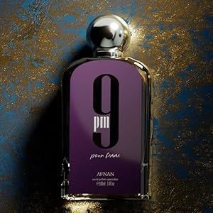 Afnan 9 Pm Erkekler için 3 adet, (3.4 oz Eau De Parfum Spray + 5.0 oz Duş Jeli + 5.0 oz Parfüm Deodorant)