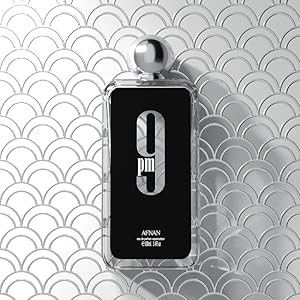 Afnan 9 Pm Erkekler için 3 adet, (3.4 oz Eau De Parfum Spray + 5.0 oz Duş Jeli + 5.0 oz Parfüm Deodorant)